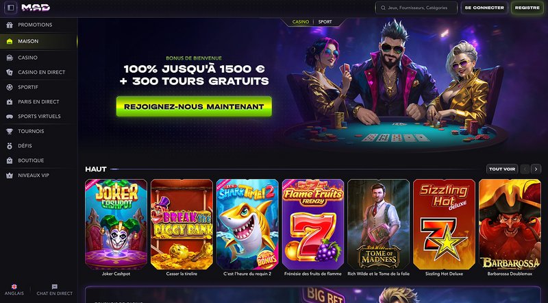 Madcasino, madcasino France